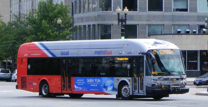 WMATA Metrobus New Flyer DE42LFA 6349